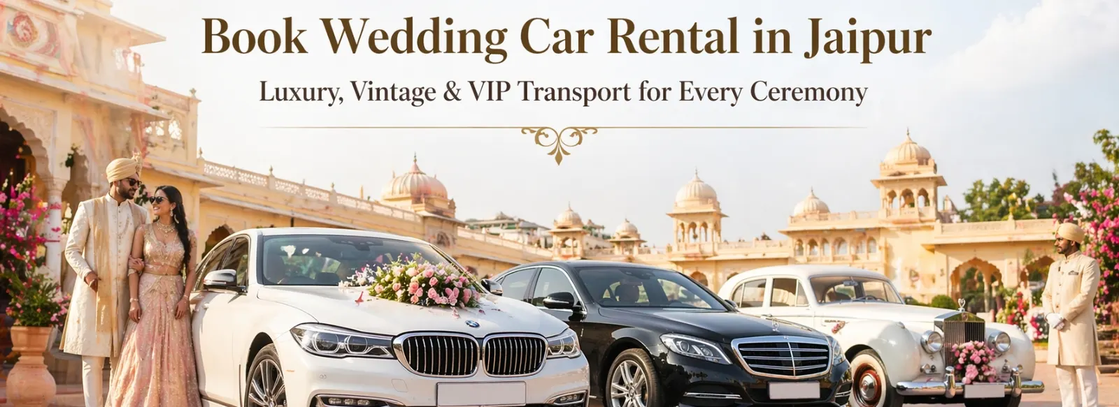 Book Wedding Car Rental in Jaipur